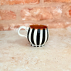 Mug bombé rayé