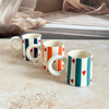 Mug rayé Tayri à coeurs