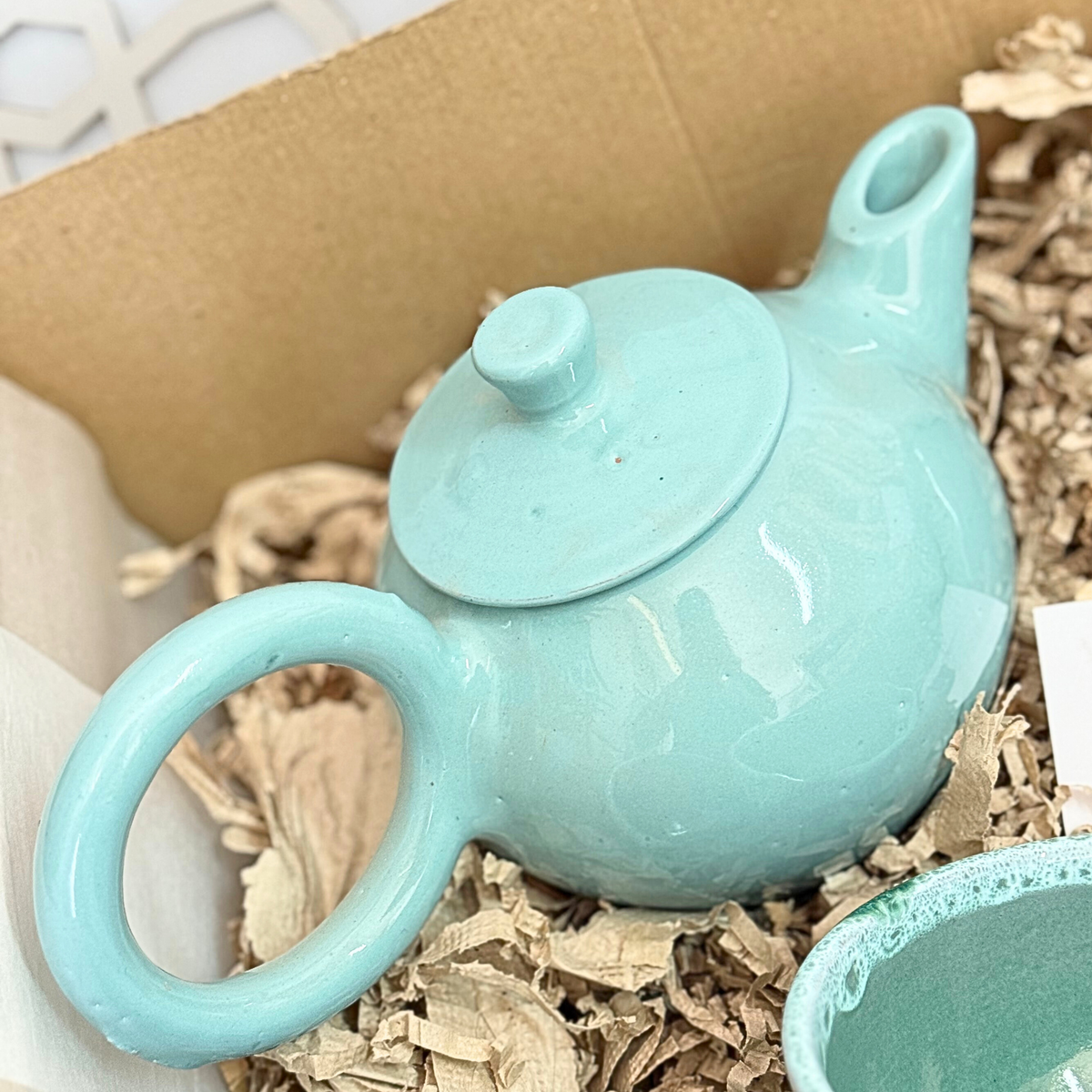 Coffret Cadeau Artisanal Art du Thé Turquoise