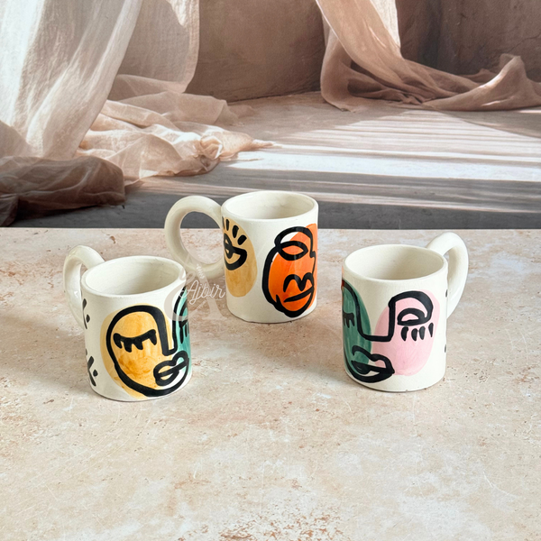 Mug Oudm à anse en haut multicolore
