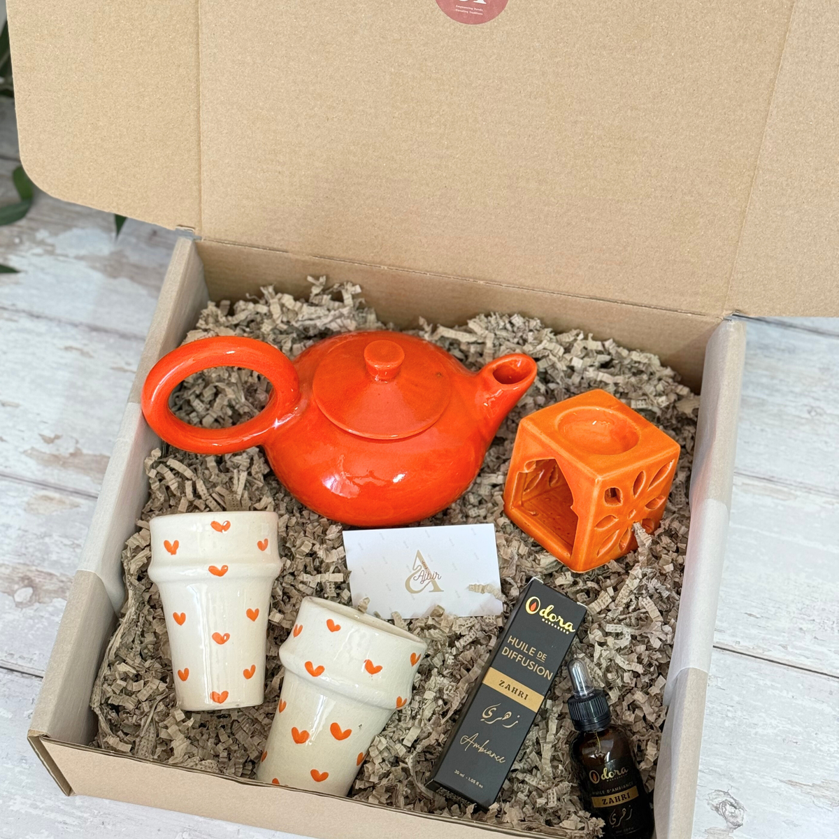 Coffret cadeau artisanal Tayri Orange