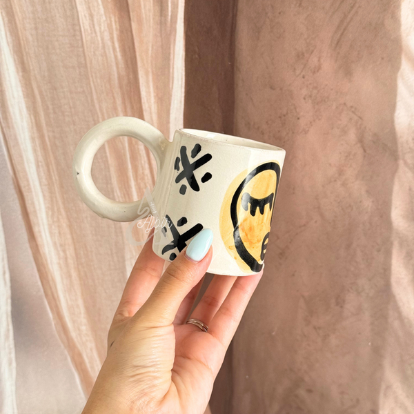 Mug Oudm à anse en haut multicolore