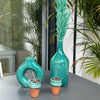 Vase bouteille turquoise grand - Ajbir