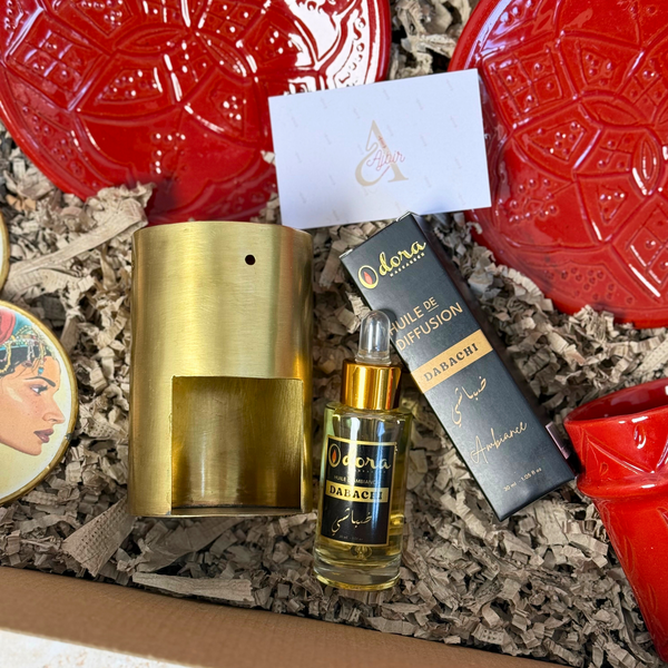 Coffret cadeau artisanal XL Ayli rouge