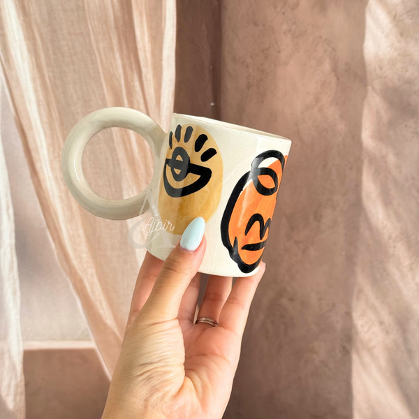 Mug Oudm à anse en haut multicolore