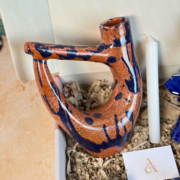 Coffret cadeau artisanal Atbir bleu