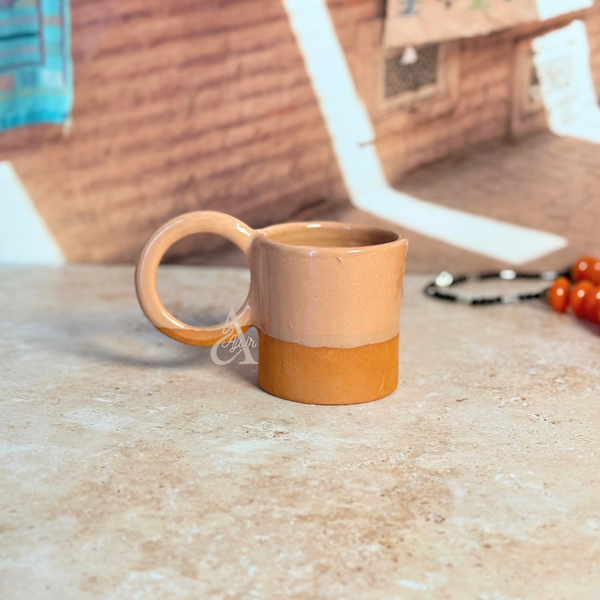 Mug Artisanal Bicolore Atlas beige