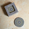 Pack 6 sous tasses Zellige rond multicolore