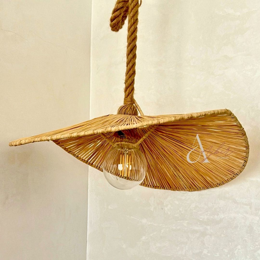 Suspension Aghanim en raphia - Ajbir