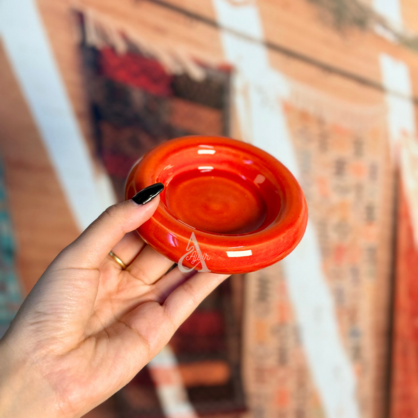 Tasse à café Asil en céramique artisanale avec sous-tasse