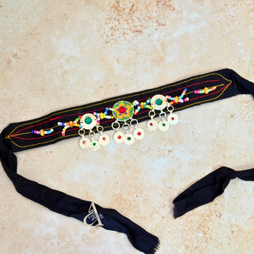 Accessoire Amazigh Tafoukt pour tête et cou