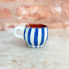 Mug bombé rayé