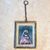 Cadre photo artisanal Agdum en verre et laiton