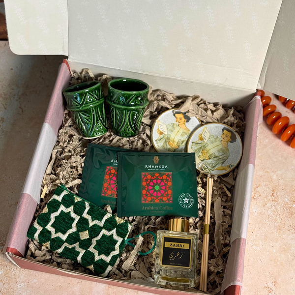 Coffret cadeau artisanal Tizi n Atay vert