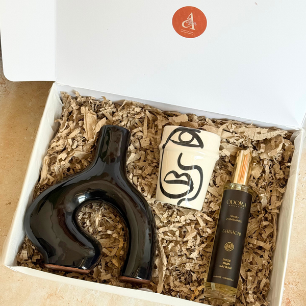Coffret cadeau artisanal Adal Oudm noir