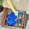 Coffret cadeau artisanal Tayyugt bleu