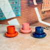 Tasse à café Asil en céramique artisanale avec sous-tasse