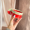 Mug artisanal à anse plate bicolore Tiwizi