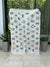 Tapis berbère Hanbal bleu amazigh 100% coton - 150cm/100cm