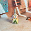 Vase bouteille Azday amazigh vert