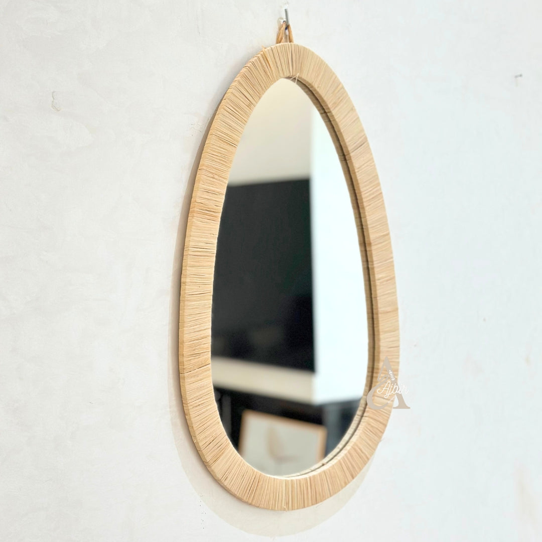 Miroir artisanal ovale (3 tailles)