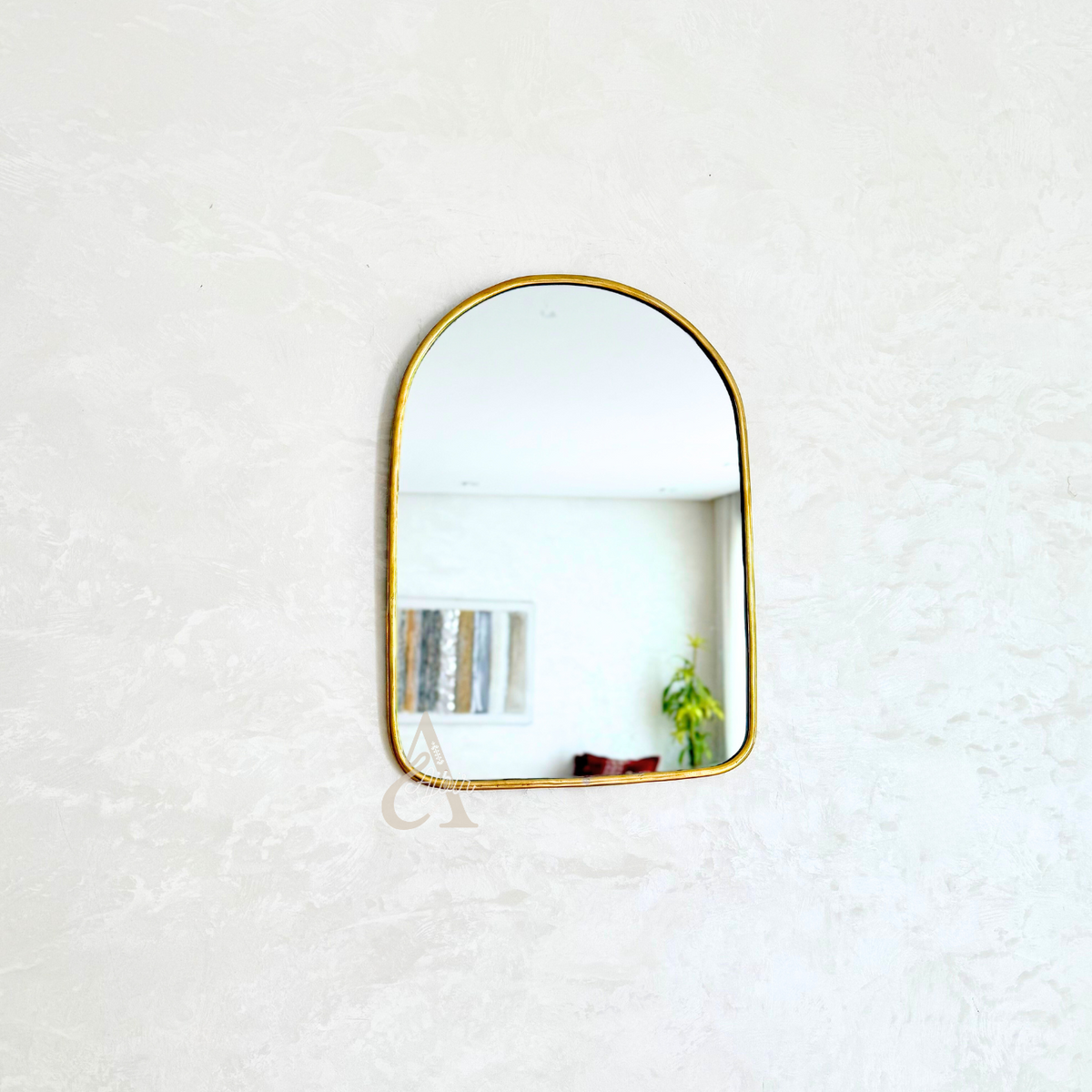 Miroir Azawan Moyen en laiton