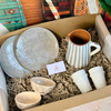 Coffret cadeau artisanal Amelal Tizwelt gris