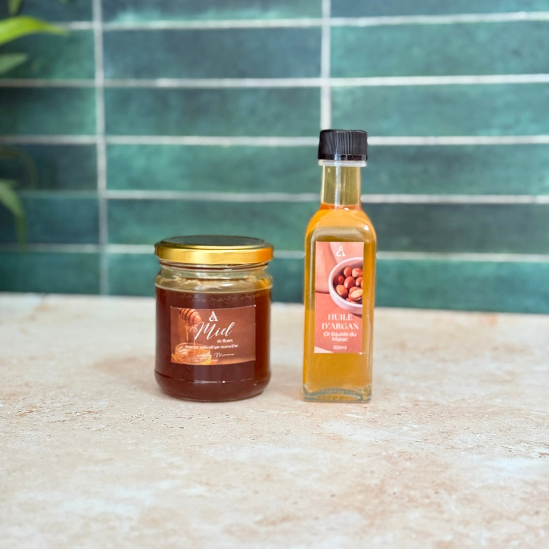 Duo Miel et Huile d'argan