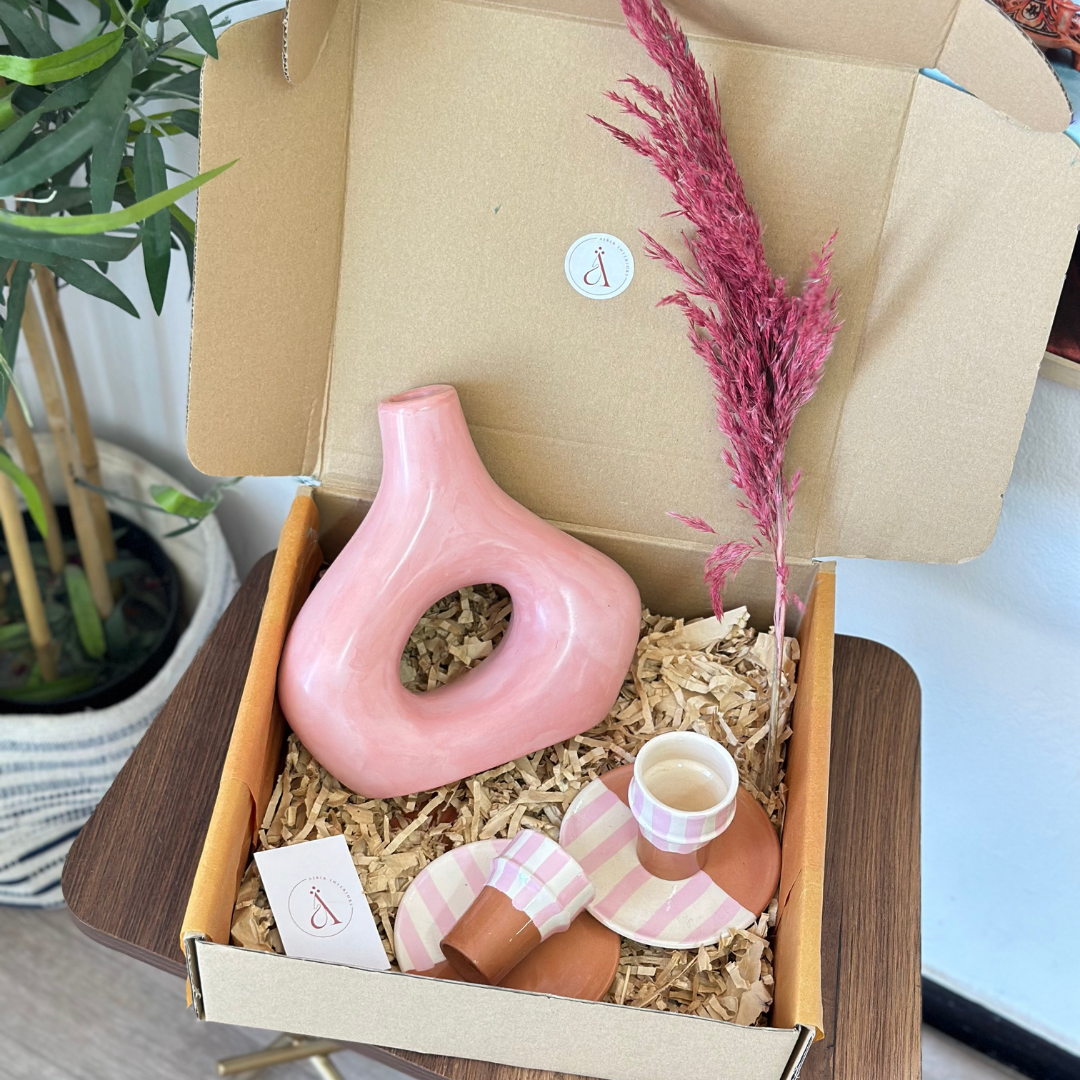 Coffret cadeau artisanal Tanara rose