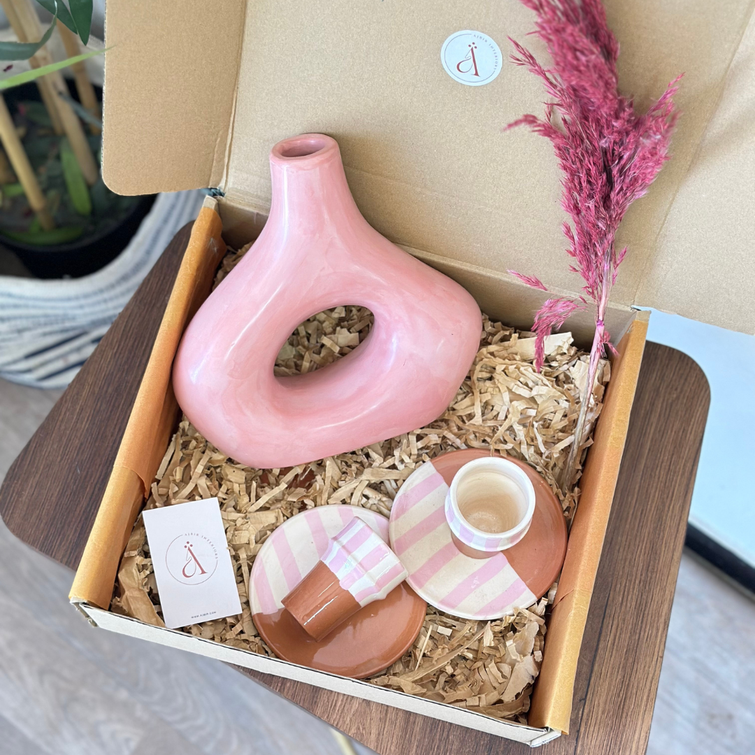 Coffret cadeau artisanal Tanara rose