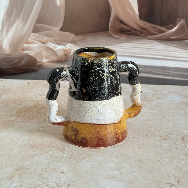Vase imprimé à 2 anses Asif