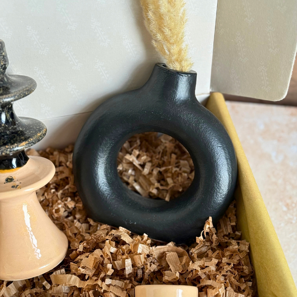 Coffret cadeau artisanal Anir Noir & Beige