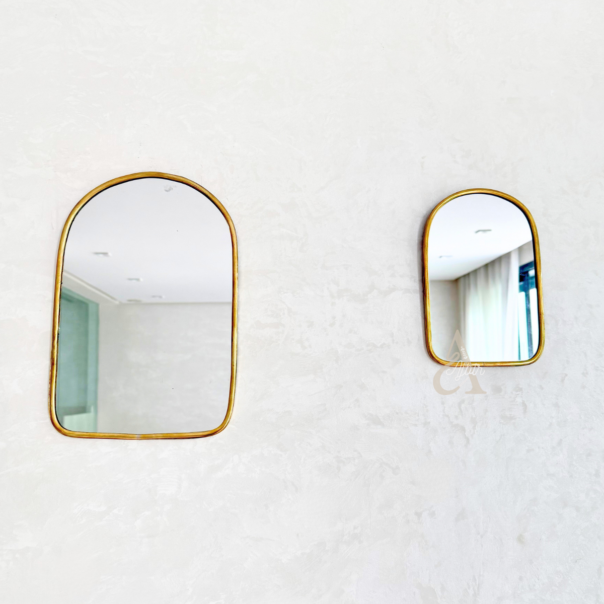 Miroir Azawan Moyen en laiton