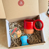 Coffret cadeau artisanal Zaatar rouge