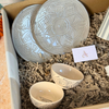 Coffret cadeau artisanal Amelal Tizwelt gris