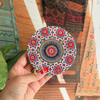 Pack 6 sous tasses Zellige rond multicolore