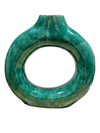 Vase Tafoukt turquoise vernis - Ajbir