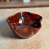 Saladier Tawada en Céramique Artisanale Bordeaux Moucheté