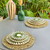 Set de 6 assiettes Tafoukt Vert rayé