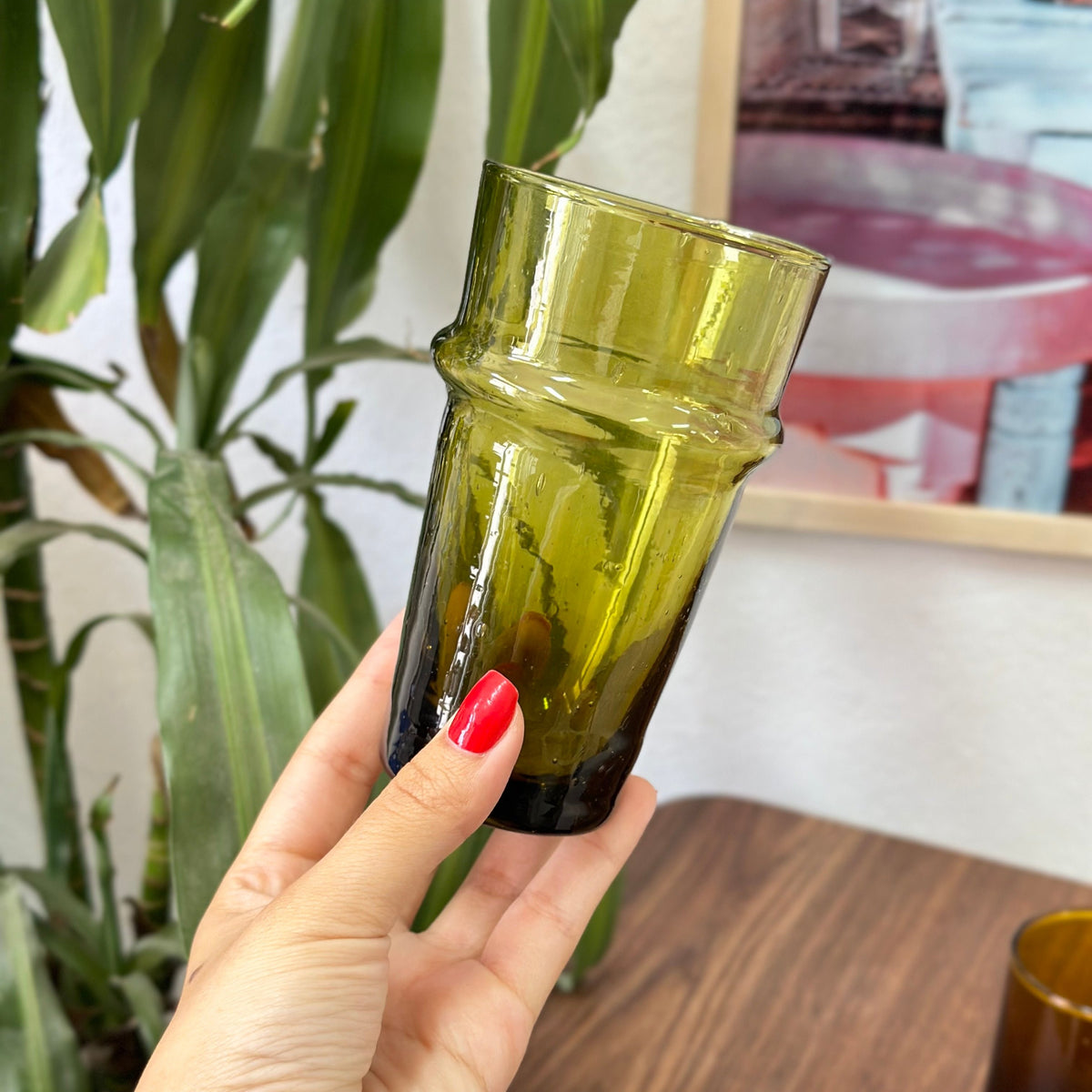 Verre à jus beldi marron 13cm - Ajbir