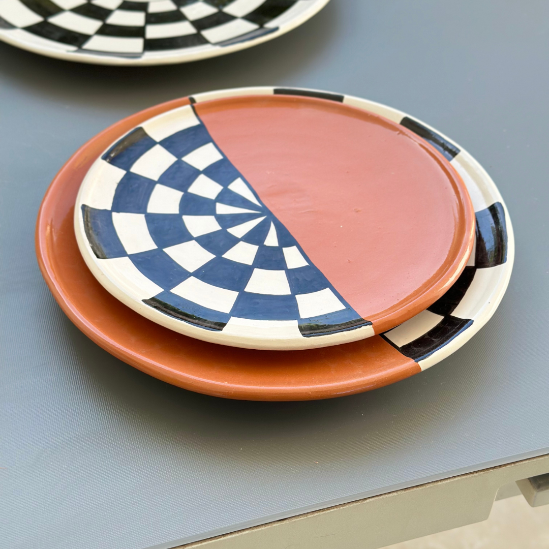 Assiette Dayad  terracota - Ajbir