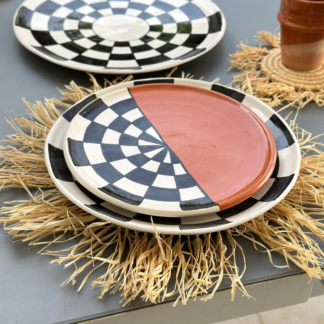 Assiette Dayad  terracota - Ajbir