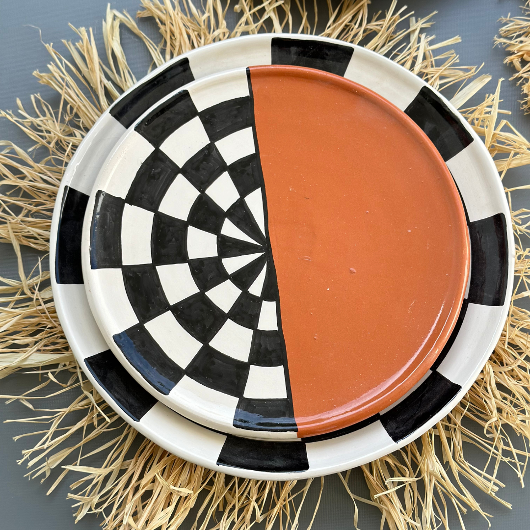 Assiette Dayad  terracota - Ajbir