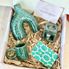 Coffret cadeau artisanal Azul turquoise mini