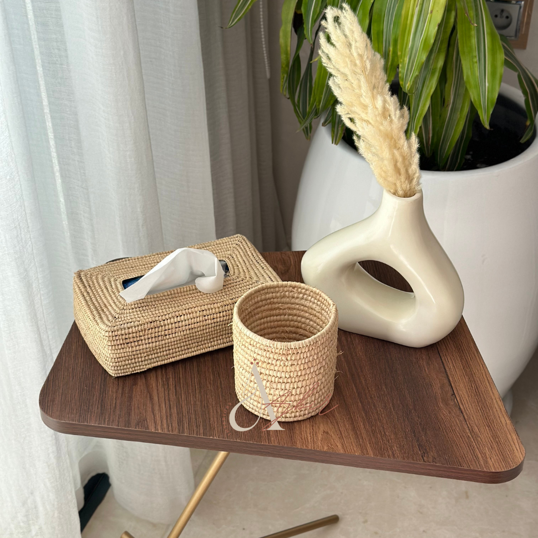 Panier Anouz rond naturel