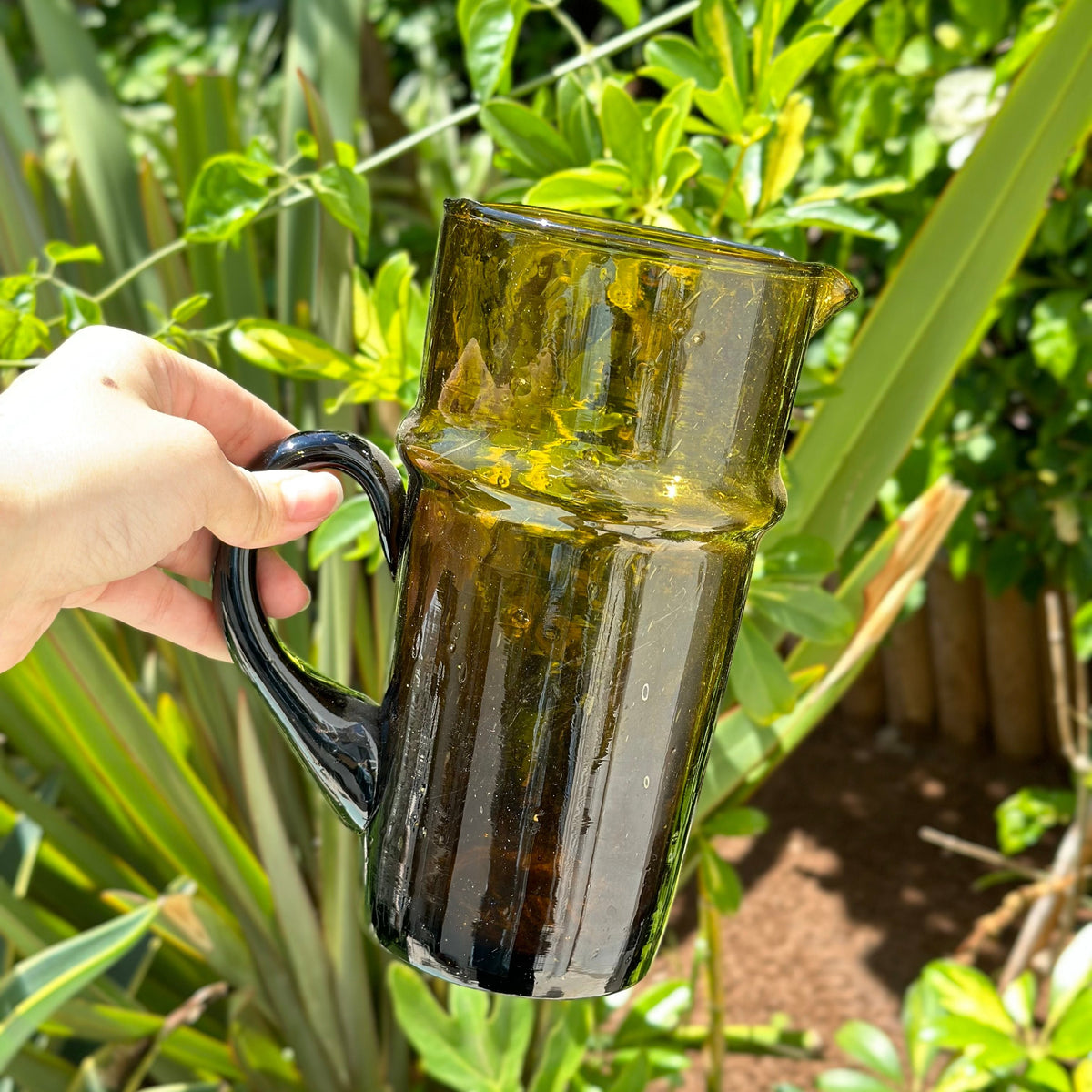 Carafe verre beldi ambre - Ajbir