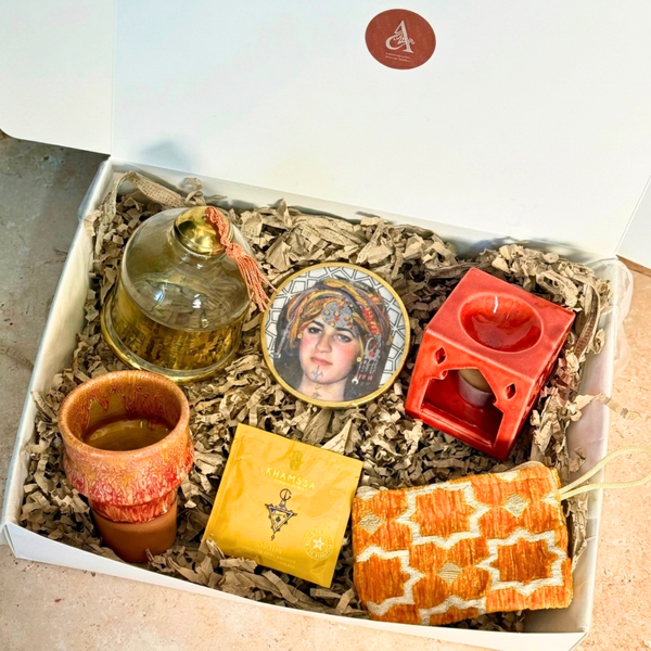 Coffret cadeau artisanal Daya corail