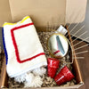 Coffret cadeau artisanal Oudm jaune et rouge