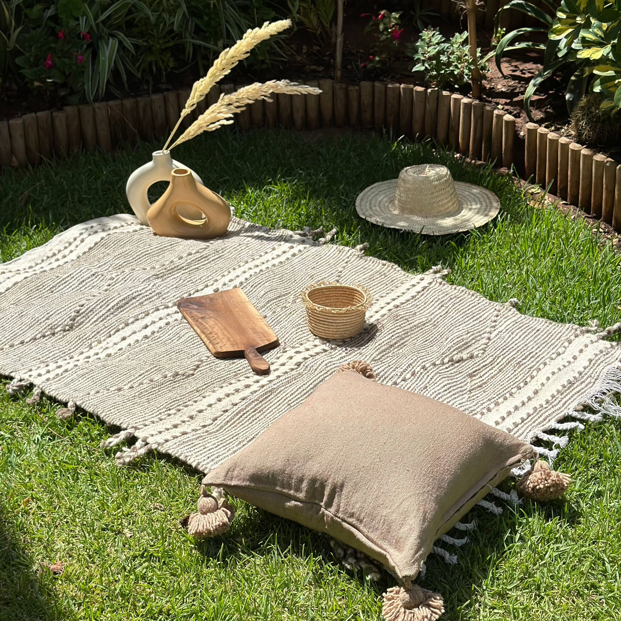 Tapis Zanafi beige 150cm/97cm - Ajbir