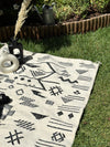 Tapis Hanbal noir amazigh 154cm/102cm - Ajbir